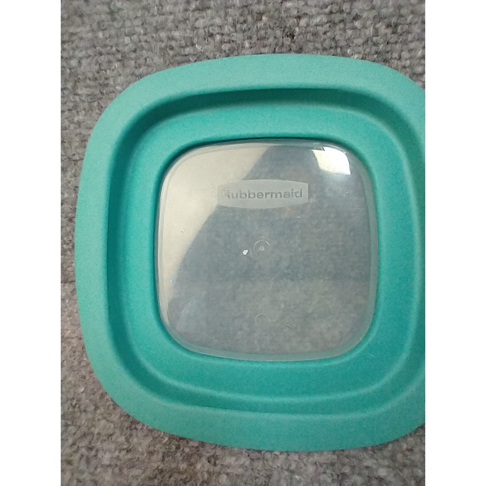 Rubbermaid Premier Teal Replacement Lid Square 10M3M4 7 Inch Food Storage Lid